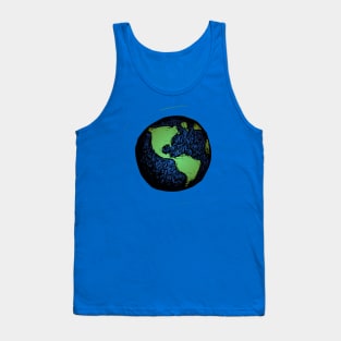 Sketched Earth Tank Top